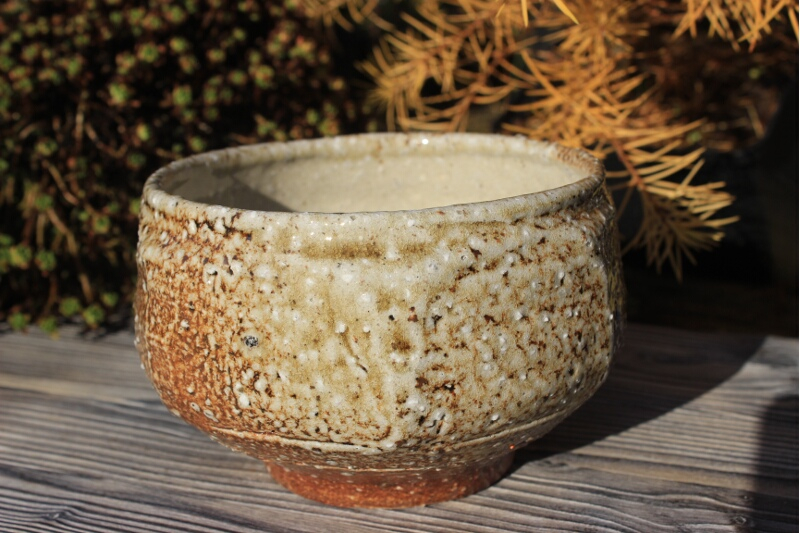 Facetted Chawan Wood Fire