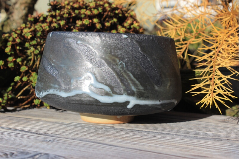 Chawan Steinzeug Japanische Gosu-Engobe 4590