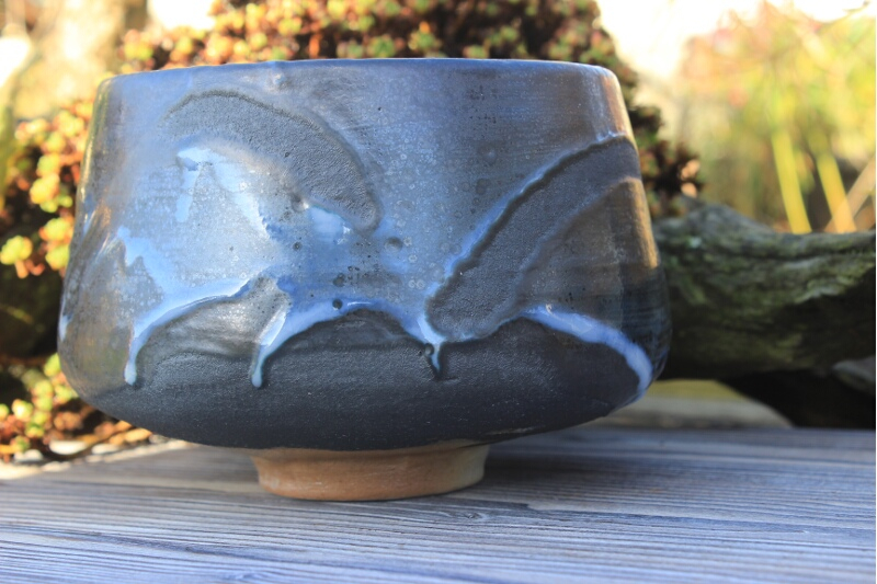 Chawan Steinzeug Japanische Gosu-Engobe 4600