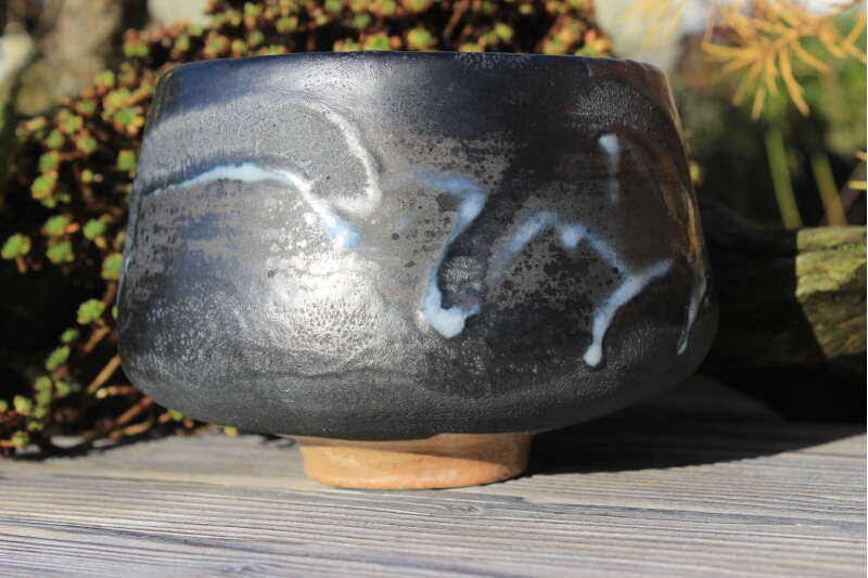 Chawan Steinzeug Japanische Gosu-Engobe 4600