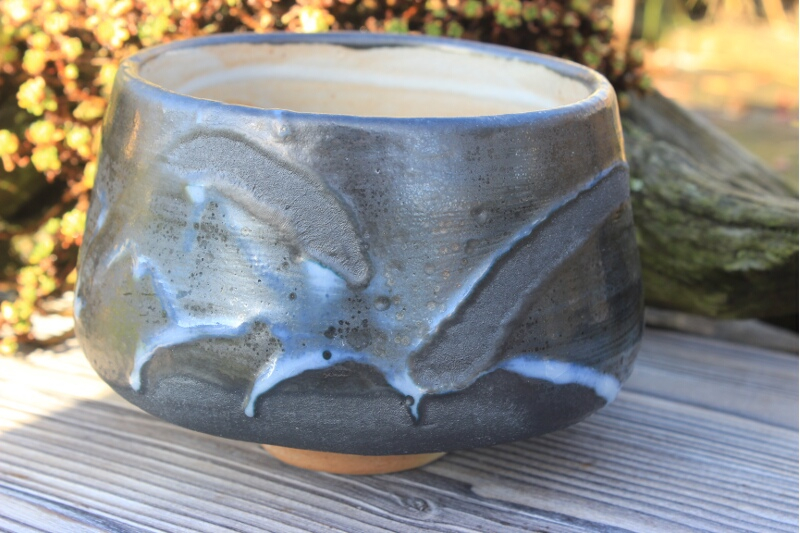 Chawan Steinzeug Japanische Gosu-Engobe 4600
