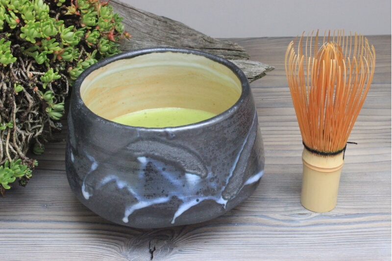 Chawan Steinzeug Japanische Gosu-Engobe 4600